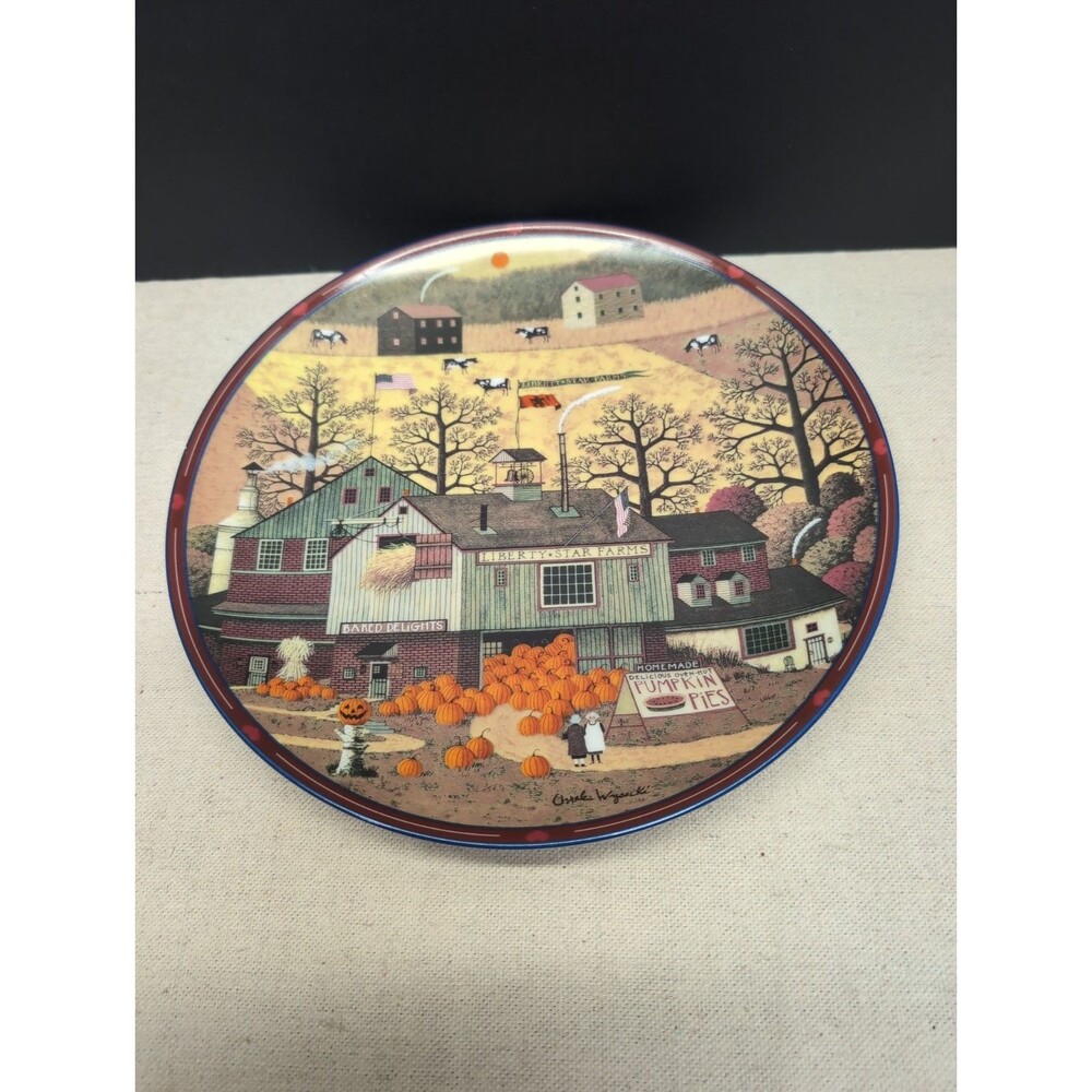 Bradford Exchange Collector Plate Wysocki Peppercricket Liberty Star Farms